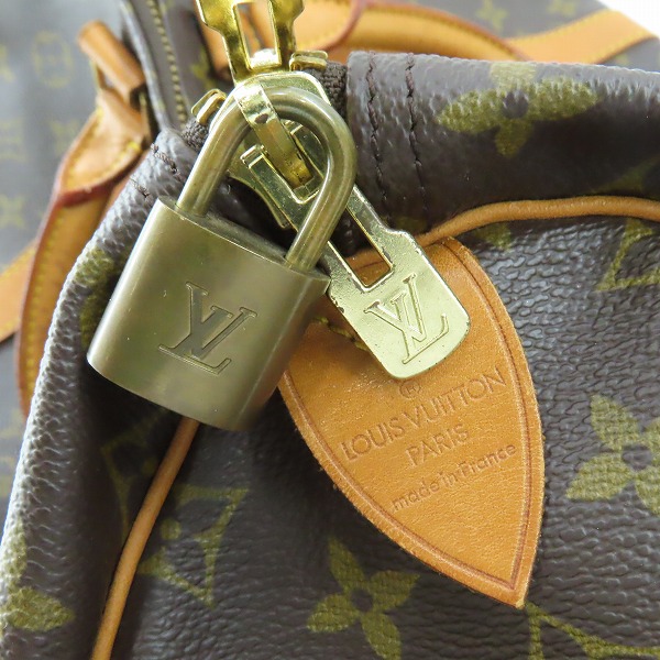 実際に弊社で買取させて頂いたLOUIS VUITTON/ルイヴィトン キーポル バンドリエール55 モノグラム ボストンバック M41414の画像 4枚目