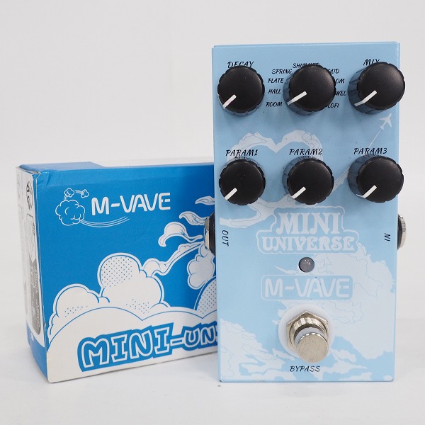 実際に弊社で買取させて頂いたM-VAVE MINI UNIVERSE/ミニユニバース リバーブ エフェクター【動作確認済】