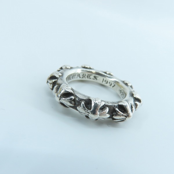 実際に弊社で買取させて頂いたCHROME HEARTS/クロムハーツ CROSS BAND RING/クロス バンド リング 16.5号