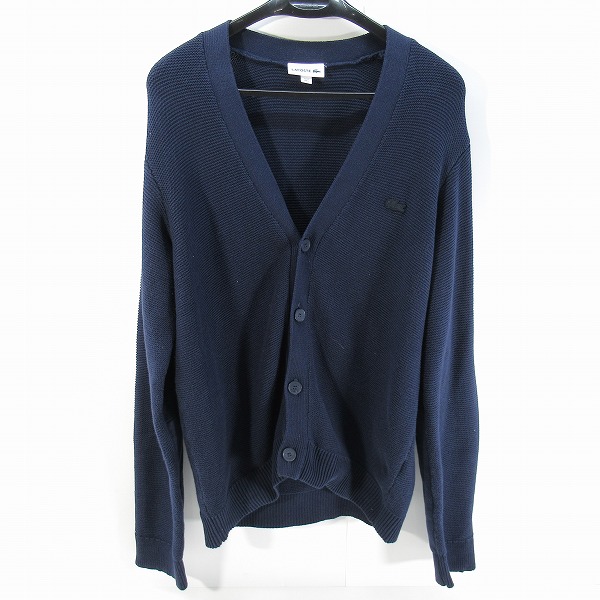 実際に弊社で買取させて頂いたLACOSTE/ラコステ ミリタリーニットカーディガン ネイビー AH138EM /5