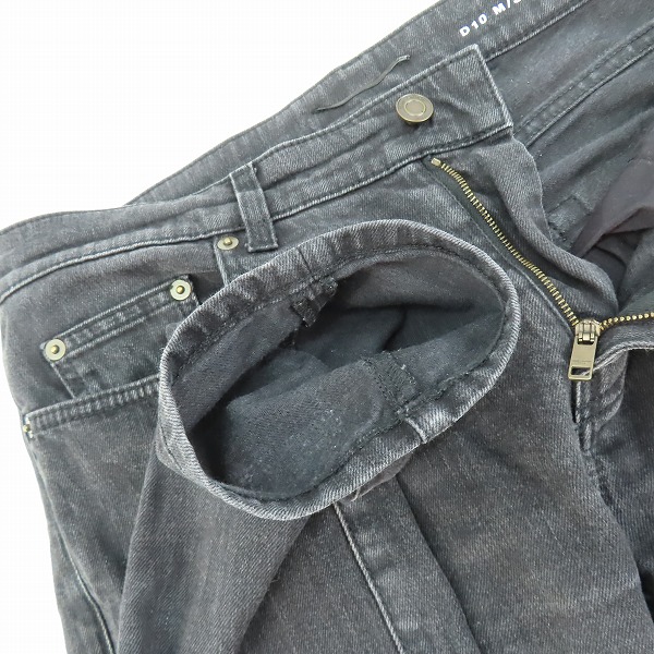 実際に弊社で買取させて頂いたSAINT LAURENT PARIS/サンローラン パリ スキニーパンツ ブラック D30P 407741 Y869L 1000/31の画像 5枚目