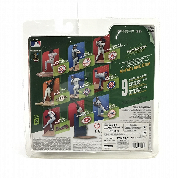 実際に弊社で買取させて頂いた【未開封】McFARLANE TOYS/マクファーレントイズ ボストン・レッドソックス #24 MANNY RAMIREZ フィギュアの画像 2枚目