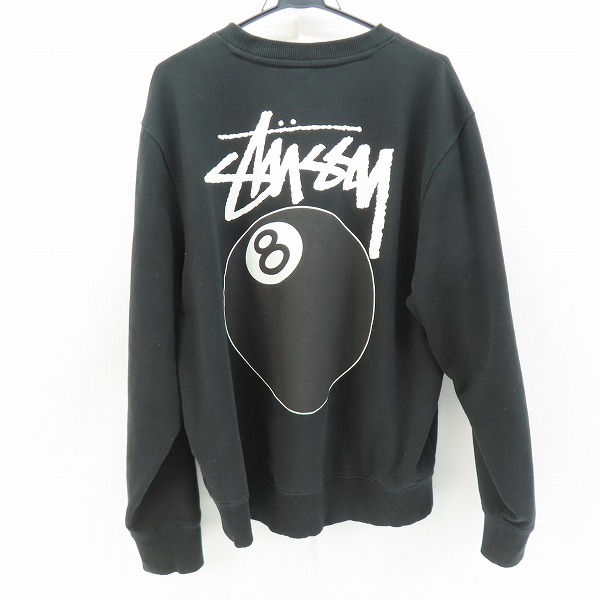実際に弊社で買取させて頂いたSTUSSY/ステューシー 8 BALL TEE 8ボール プリント スウェット シャツ J30000SAS21/Lの画像 1枚目