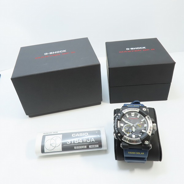実際に弊社で買取させて頂いたG-SHOCK/Gショック MASTER OF G FROGMAN/フロッグマン Bluetooth 電波ソーラー GWF-A1000-1A2JFの画像 8枚目