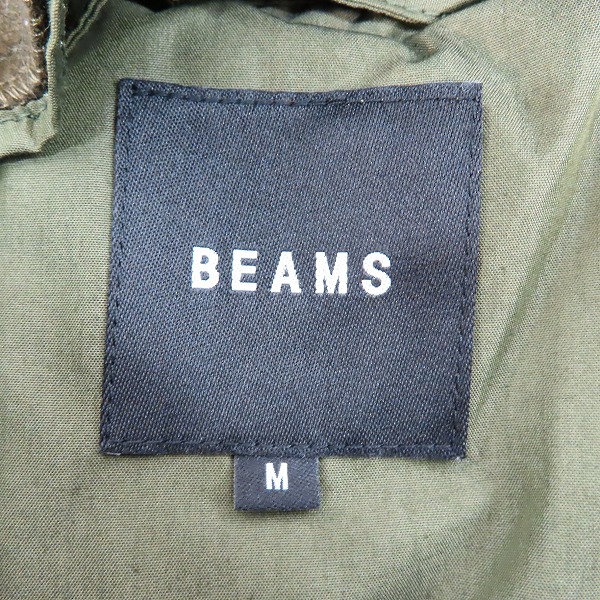 実際に弊社で買取させて頂いたBEAMS/ビームス モッズコート M-65 11-19-0007-139/Mの画像 3枚目