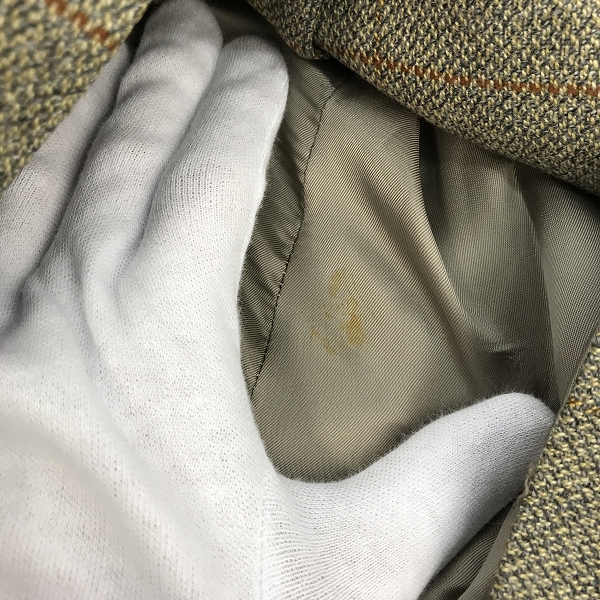 実際に弊社で買取させて頂いたHUGO BOSS/ヒューゴボス APOLLON ロロピアーナ ウール/カシミヤ テーラードジャケット /8の画像 6枚目