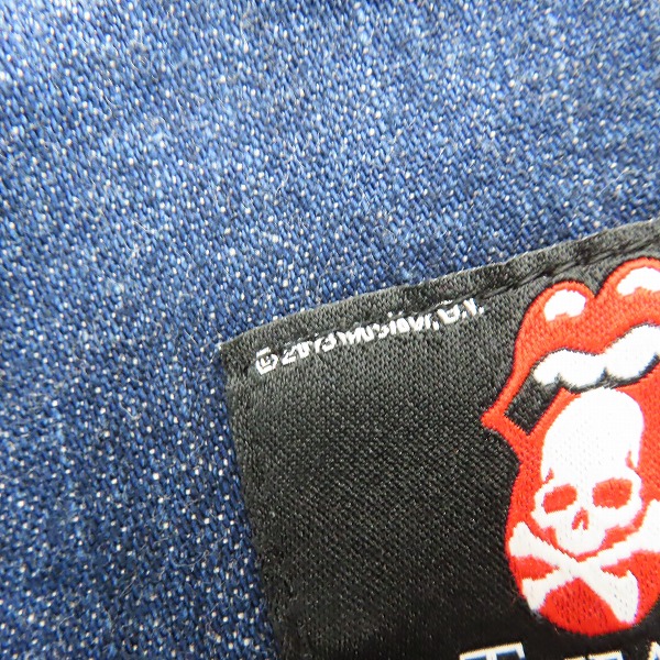 実際に弊社で買取させて頂いたmastermind JAPAN×Theater8/マスターマインド×シアターエイト ローリングストーンズ 刺繍デニムシャツ 8MR-SH01-D/Lの画像 3枚目