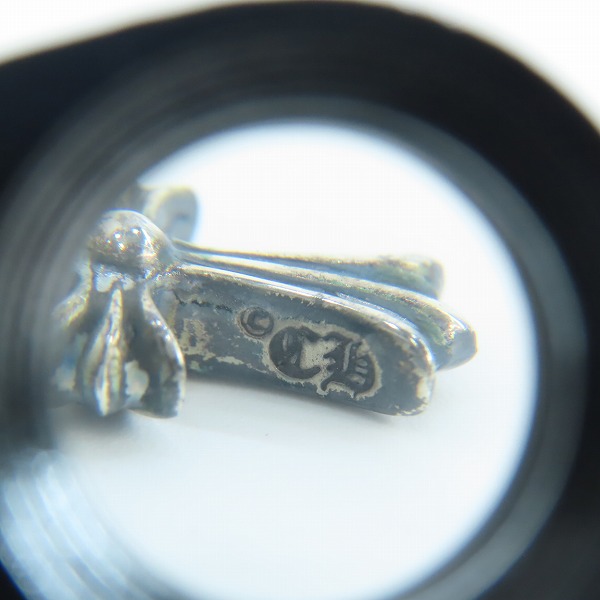 実際に弊社で買取させて頂いたCHROME HEARTS/クロムハーツ CRS BBYFAT SAPH ベビーファット チャーム パヴェピンクサファイアの画像 4枚目