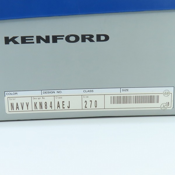 実際に弊社で買取させて頂いたKEN FORD/ケンフォード REGAL CORPORATION 内羽根 ストレートチップ レザーシューズ ビジネスシューズ/27.0の画像 9枚目