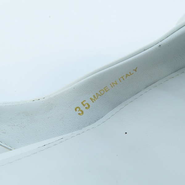 実際に弊社で買取させて頂いたPRADA/プラダトライアングル パッチ パンプス/35の画像 5枚目