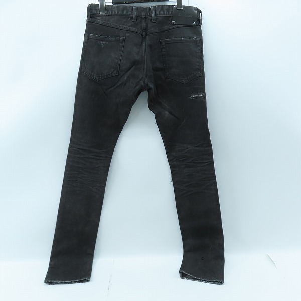 実際に弊社で買取させて頂いたISAMU KATAYAMA BACKLASH/バックラッシュ ストレッチデニム クラッシュストレート 1483-01C/Lの画像 1枚目