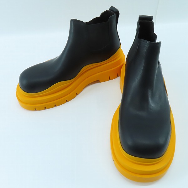 実際に弊社で買取させて頂いたBOTTEGA VENETA/ボッテガヴェネタ タイヤアンクル サイドゴア チェルシーブーツ/43