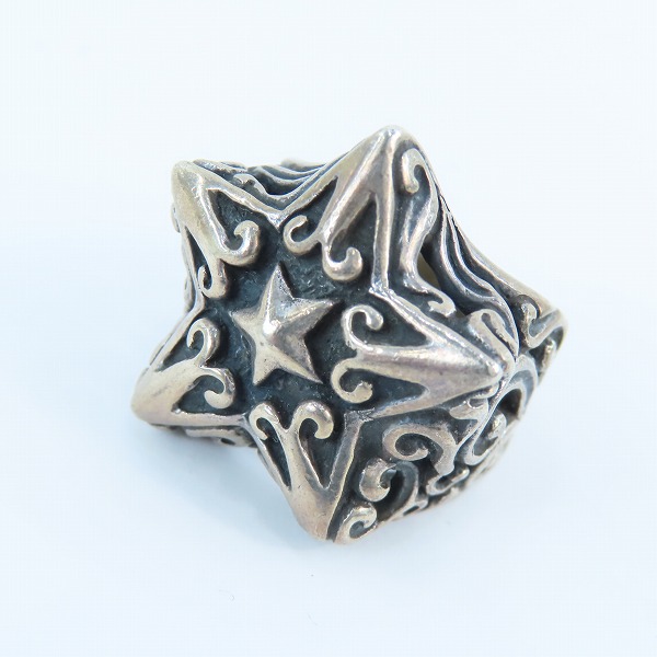 実際に弊社で買取させて頂いたBWL/ビルウォールレザー BEAMS EXCLUSIVE スター リング/17.5号