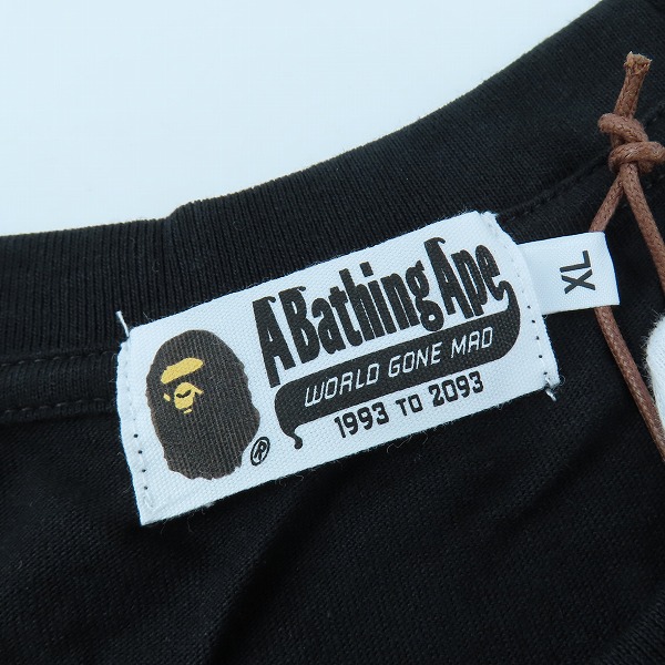 実際に弊社で買取させて頂いた【未使用】A BATHING APE/アベイシングエイプ HAJIME SORAYAMA SHARK TEE 空山基 シャークTシャツ 1H23110945/XLの画像 2枚目