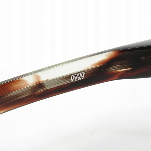 実際に弊社で買取させて頂いた999.9/フォーナインズ アイウエア メガネフレーム NP-17の画像 4枚目