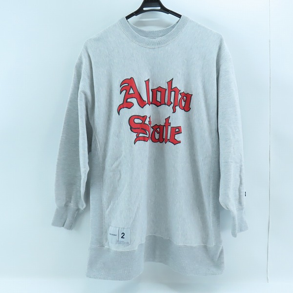 実際に弊社で買取させて頂いたDESCENDANT/ディセンダント ALOHA STATE CREW NECK/2