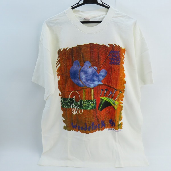 実際に弊社で買取させて頂いたWOODSTOCK/ウッドストック 94 90s ヴィンテージシャツ XL