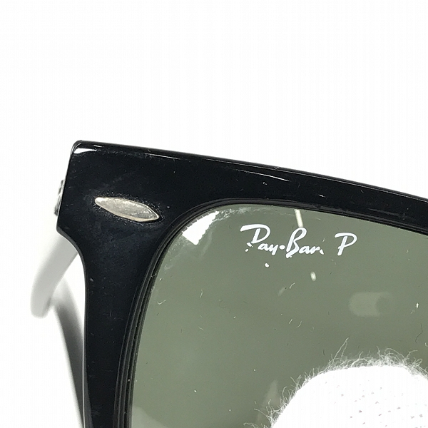 実際に弊社で買取させて頂いたRayBan/レイバン WAYFARER サングラス 偏光レンズ RB 2140-F 901/58の画像 7枚目