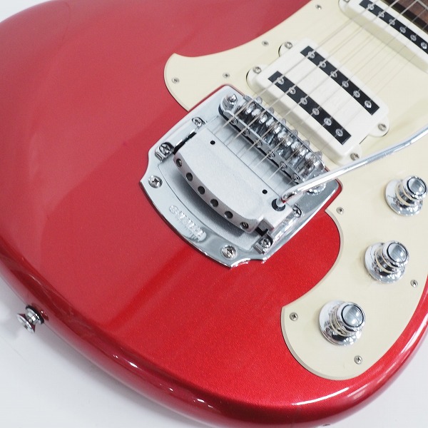 実際に弊社で買取させて頂いた★YAMAHA/ヤマハ SGV-300 ビザール エレキギター レッドメタリック ソフトケース付の画像 6枚目