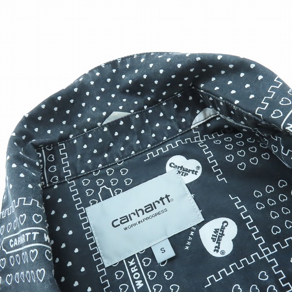実際に弊社で買取させて頂いたCarhartt WIP/カーハート S/S Heart Bandana Shirt バンダナ 半袖シャツ Sの画像 6枚目
