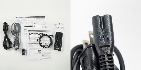 実際に弊社で買取させて頂いたDENON/デノン DHT-S217 2023年製 Dolby Atmos対応 デュアルサブウーハー内蔵 サウンドバー 動作確認済みの画像 9枚目