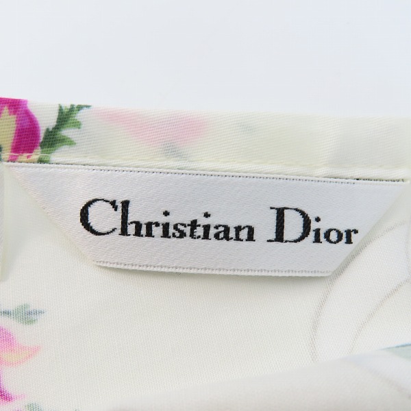 実際に弊社で買取させて頂いたChristian Dior/クリスチャンディオール 花柄 エプロン  の画像 3枚目