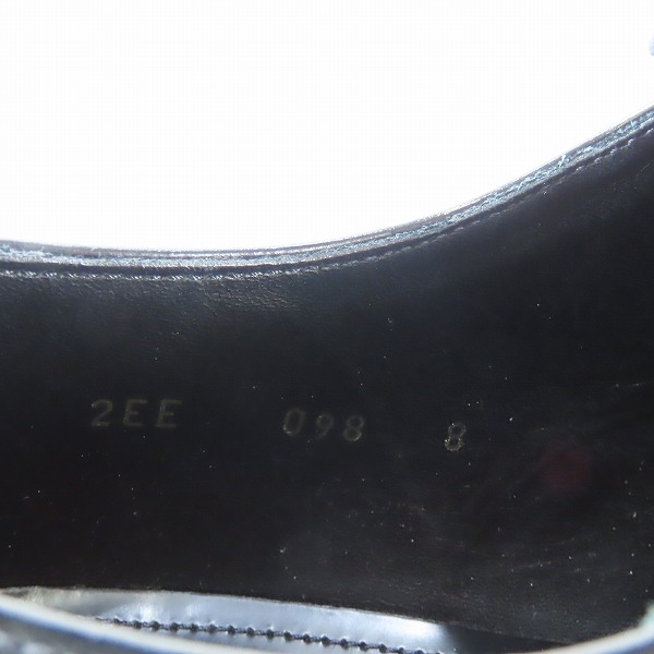 実際に弊社で買取させて頂いた【観賞用】PRADA/プラダ ウイングチップ エアソール レザー シューズ 2EE 098/8の画像 5枚目