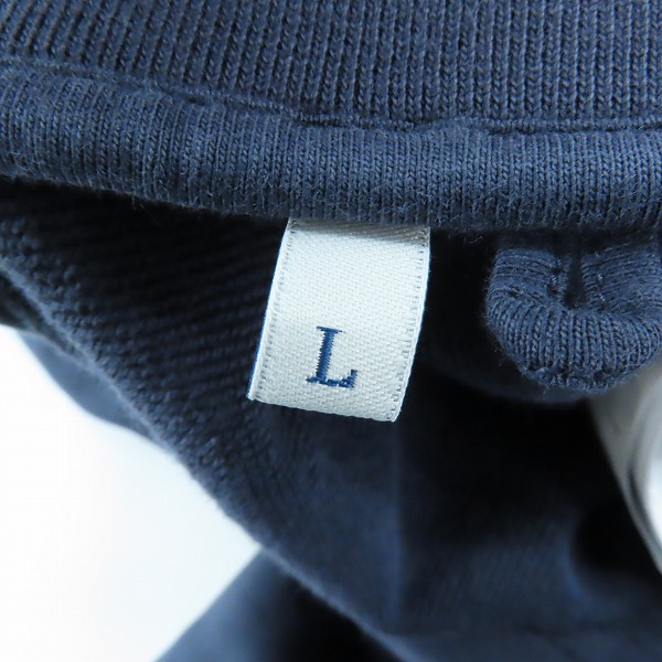 実際に弊社で買取させて頂いた【JPタグ】MONCLER/モンクレール PANTALONE サイドロゴ スウェットパンツ ネイビー F10918H71260/L の画像 3枚目