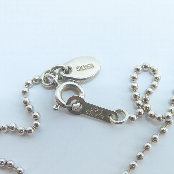 実際に弊社で買取させて頂いたBloody Mary/ブラッディマリー SILVER925 ボールチェーンネックレスの画像 1枚目