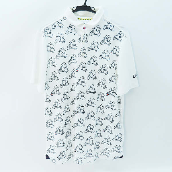 実際に弊社で買取させて頂いたCallaway/キャロウェイ ゴルフ リス柄 ポロシャツ /LL 