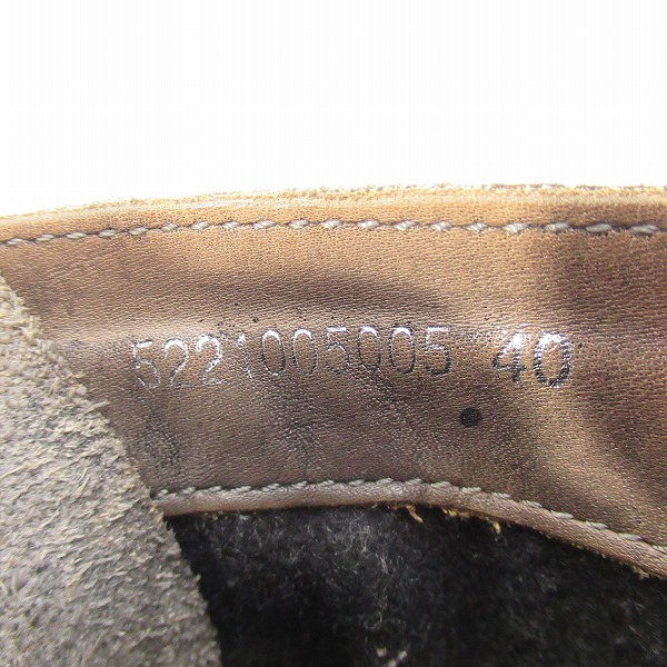 実際に弊社で買取させて頂いたalfredoBANNISTER/アルフレッドバニスター レースアップ/バックジップ ブーツ 5221005005/40の画像 5枚目