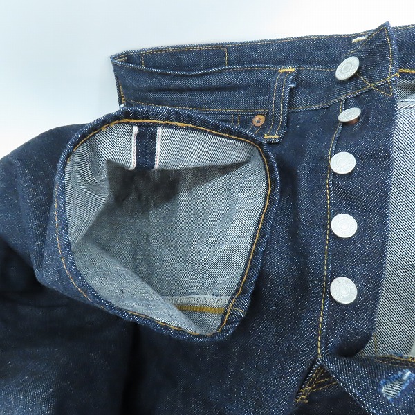 実際に弊社で買取させて頂いたLEVI'S/リーバイス LVC/ヴィンテージクロージング 501XX 1947年復刻 デニムパンツ 47501-0200/W32L34の画像 7枚目