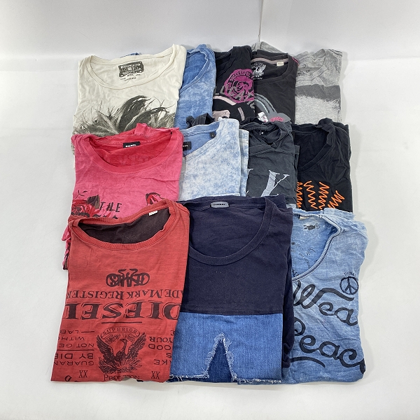 実際に弊社で買取させて頂いた【おまとめ】DIESEL/ディーゼル 半袖 カットソー