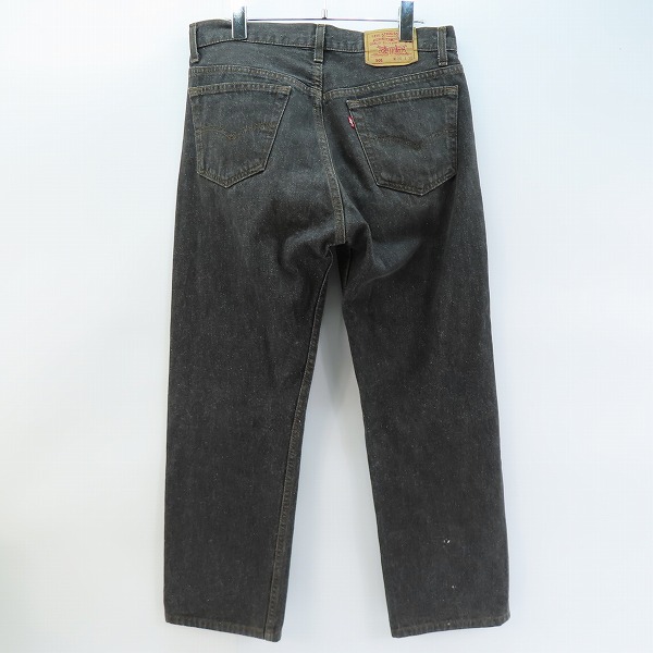 実際に弊社で買取させて頂いたLEVIS/リーバイス 501 USA製 刻印520 ブラック デニム パンツ/ジーンズ/W34の画像 1枚目