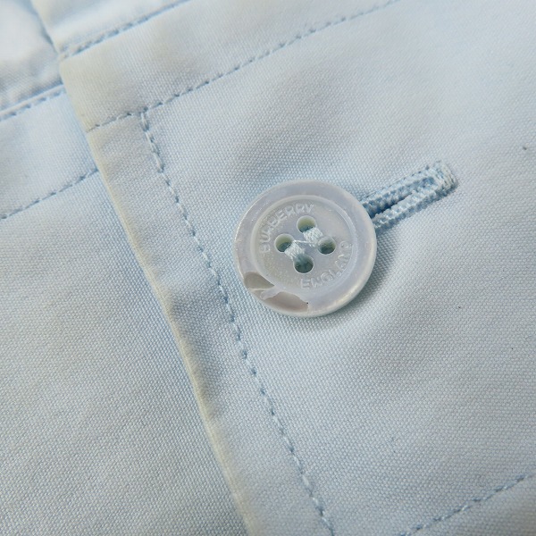 実際に弊社で買取させて頂いたBURBERRY LONDON ENGLAND/バーバリーロンドンイングランド 刺繍長袖シャツ 8055627/Sの画像 8枚目