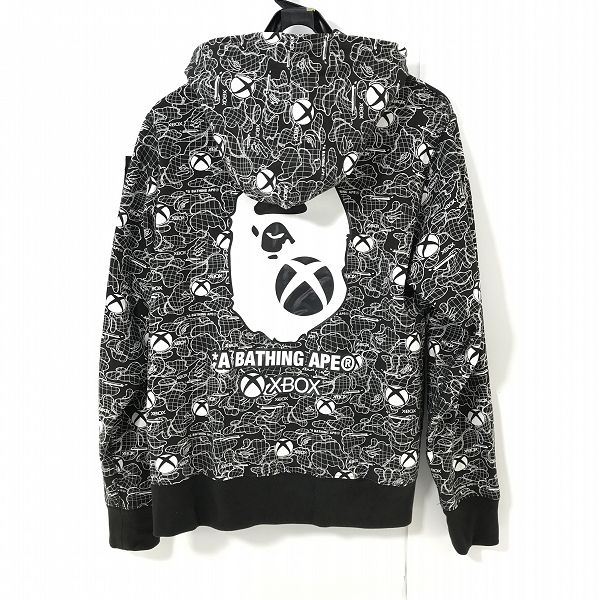 実際に弊社で買取させて頂いたBAPE × XBOX/アベイシングエイプ × エックスボックス CAMO FULL ZIP HOODIE/カモ フルジップ パーカー/Mの画像 1枚目