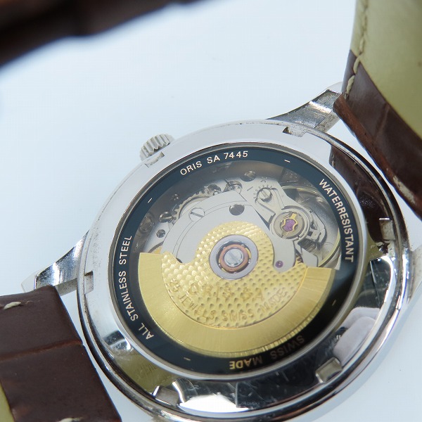 実際に弊社で買取させて頂いたORIS/オリス 自動巻 腕時計/ウォッチ SA7445の画像 3枚目