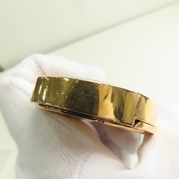 実際に弊社で買取させて頂いたCartier/カルティエ ベニュワール クオーツ 置時計【動作未確認】の画像 6枚目