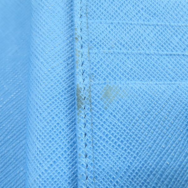 実際に弊社で買取させて頂いたPRADA/プラダ レザー 二つ折り財布  1ML225　の画像 6枚目