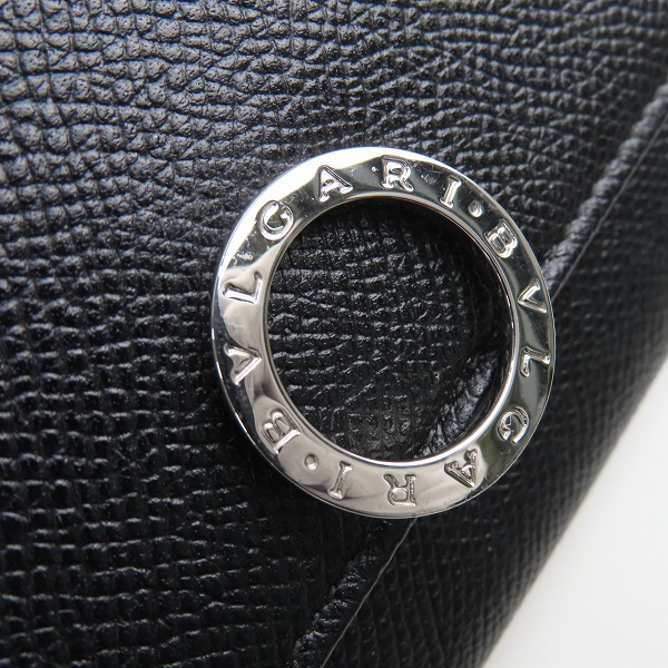 実際に弊社で買取させて頂いたBVLGARI/ブルガリ  レザー二つ折り長財布の画像 7枚目