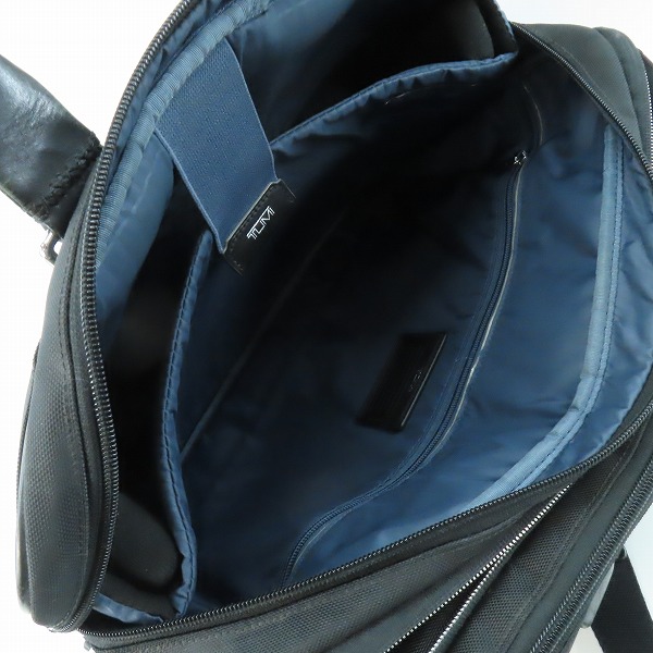 実際に弊社で買取させて頂いたTUMI/トゥミ アリーヴェ T-Pass ケネディ デラックス 2WAY ショルダー/ブリーフケース ブラック 25641Dの画像 4枚目