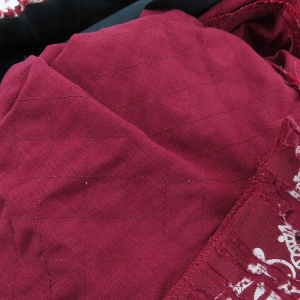 実際に弊社で買取させて頂いたchildren of the discordance × poliquant/チルドレンオブザディスコーダンス×ポリクワント バンダナ キルティング パンツの画像 6枚目