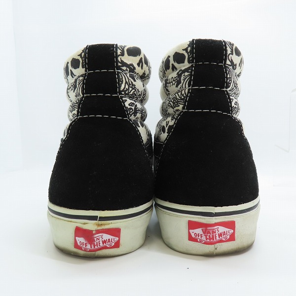 実際に弊社で買取させて頂いたVANS/バンズ SK8-HI/スケートハイ スカル ハイカットスニーカー TB40/8.5の画像 2枚目