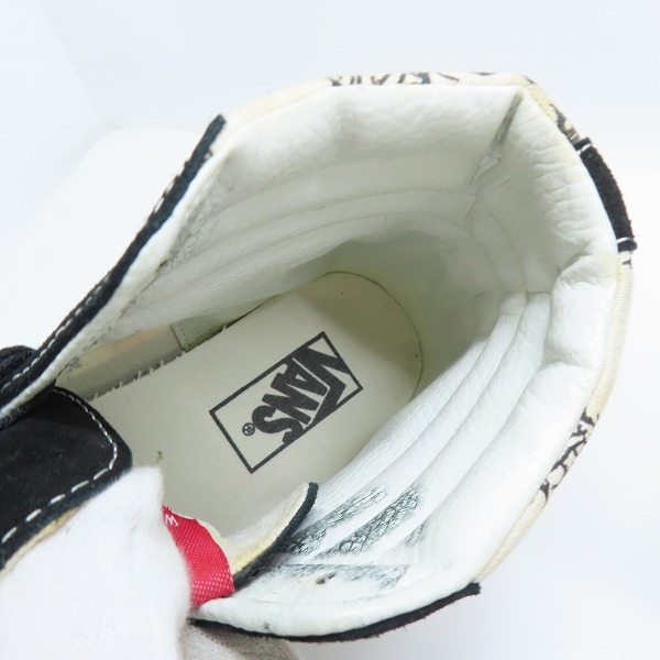 実際に弊社で買取させて頂いたVANS/バンズ SK8-HI/スケートハイ スカル ハイカットスニーカー TB40/8.5の画像 4枚目