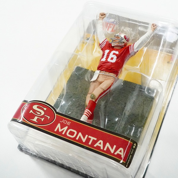 実際に弊社で買取させて頂いた【未開封】McFARLANE TOYS NFL LEGENDS サンフランシスコフォーティナイナーズ JOE MONTANA/ジョーモンタナの画像 3枚目