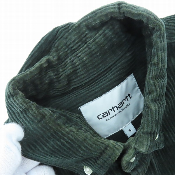 実際に弊社で買取させて頂いたcarhartt wip/カーハート L/S MADISON CORD SHIRT コーデュロイ 長袖シャツ /Sの画像 7枚目