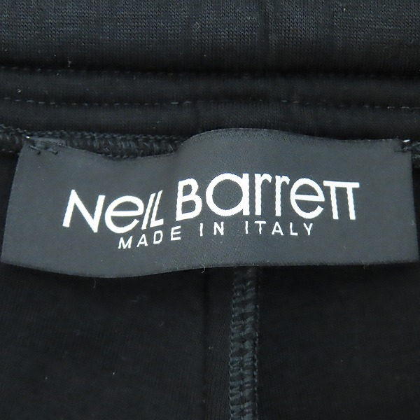 実際に弊社で買取させて頂いたNeil Barrett/ニールバレット サイドライン スウェットパンツ/BLACK/WHITE/PBJP179B/Lの画像 3枚目