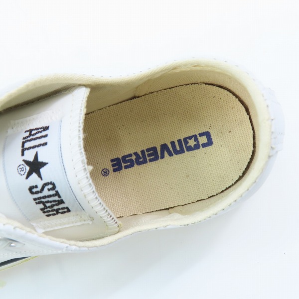 実際に弊社で買取させて頂いた(2)CONVERSE/コンバース LEATHER ALL STAR OX/レザー オールスター ホワイト 11552/26.0の画像 4枚目