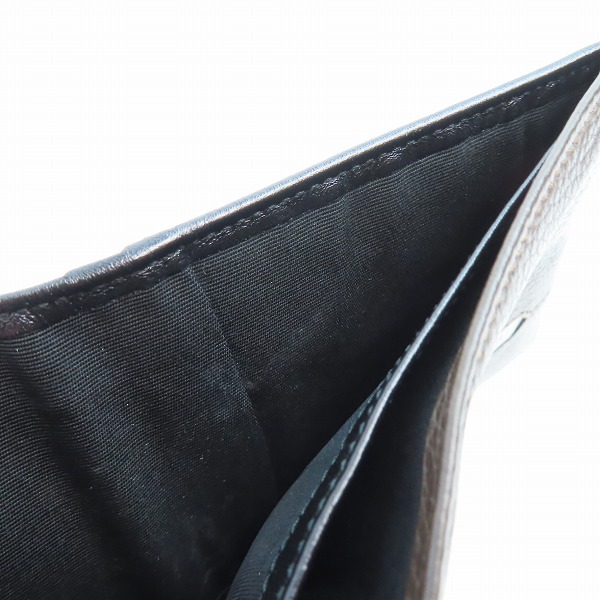 実際に弊社で買取させて頂いたBVLGARI/ブルガリ レザー二つ折り財布の画像 5枚目