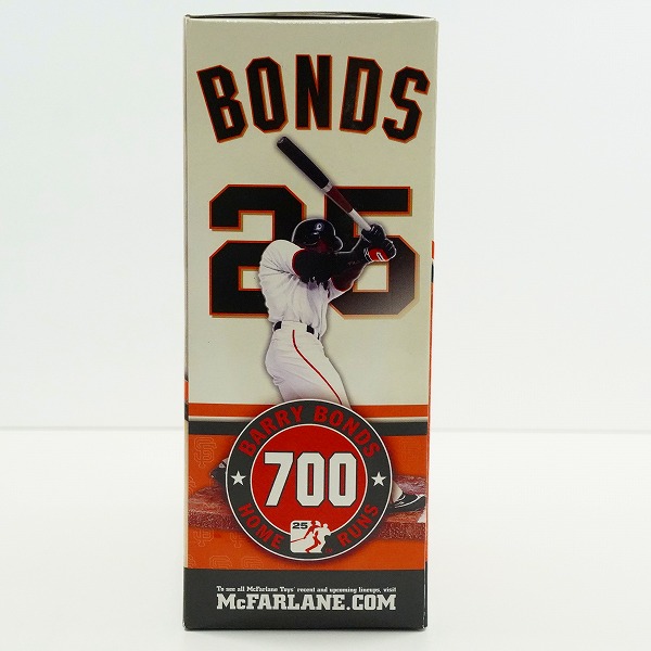 実際に弊社で買取させて頂いた(2)【未開封】McFARLANE TOYS/マクファーレントイズ ジャイアンツ BARRY BONDS 700号ホームラン記念 フィギュアの画像 3枚目